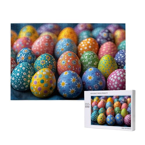 Puzzle Ostern,Puzzle 300 Teile Ostereier Holzpuzzle Erwachsene mit Geschenkbox und Poster,Schwieriges,Unterhaltsames,Herausforderndes,Geeignet für Anfänger ab 14 Jahren,Geschenke für Frauen M-799 Puzzle Ostern,Puzzle 300 Teile Ostereier Holzpuzzle Erwachsene mit Geschenkbox und Poster,Schwieriges,Unterhaltsames,Herausforderndes,Geeignet für Anfänger ab 14 Jahren,Geschenke für Frauen M-799 von Yeogcohe