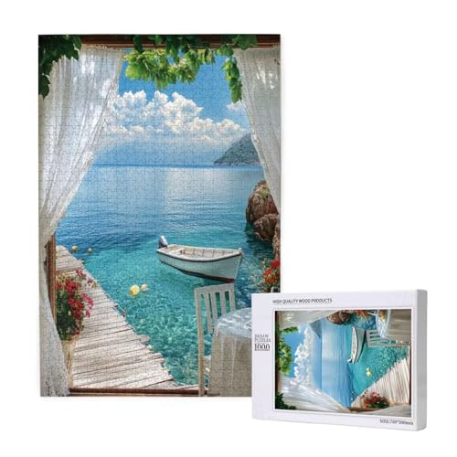 Puzzle Ozean,Puzzle 2000 Teile Landschaft Holzpuzzle Erwachsene mit Geschenkbox,Schwieriges,Unterhaltsames,Herausforderndes,Geeignet für Anfänger ab 14 Jahren,Geschenke für Männer/Frauen M-1489 von Yeogcohe