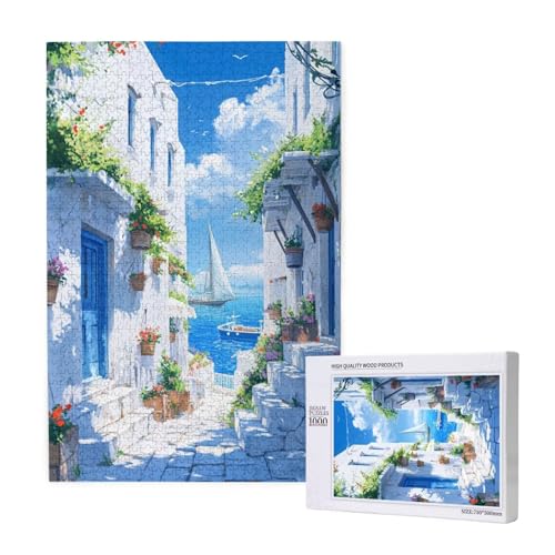 Puzzle Ozean,Puzzle 4000 Teile Landschaft Holzpuzzle Erwachsene mit Geschenkbox,Schwieriges,Unterhaltsames,Herausforderndes,Geeignet für Anfänger ab 14 Jahren,Geschenke für Männer/Frauen M-1555 von Yeogcohe