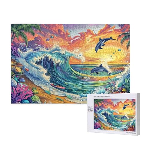 Puzzle Ozean,Puzzle 6000 Teile Delphin Holzpuzzle Erwachsene mit Geschenkbox und Poster,Schwieriges,Unterhaltsames,Herausforderndes,Geeignet für Anfänger ab 14 Jahren,Geschenke für Männer/Frauen M-900 Puzzle Ozean,Puzzle 6000 Teile Delphin Holzpuzzle Erwachsene mit Geschenkbox und Poster,Schwieriges,Unterhaltsames,Herausforderndes,Geeignet für Anfänger ab 14 Jahren,Geschenke für Männer/Frauen M-900 von Yeogcohe