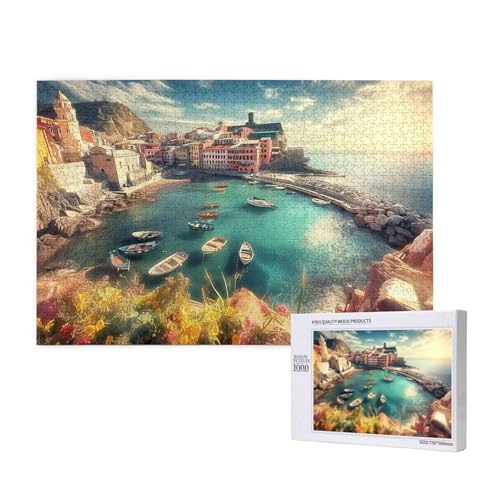 Puzzle Ozean,Puzzle 6000 Teile Landschaft Holzpuzzle Erwachsene mit Geschenkbox,Schwieriges,Unterhaltsames,Herausforderndes,Geeignet für Anfänger ab 14 Jahren,Geschenke für Männer/Frauen M-669 von Yeogcohe