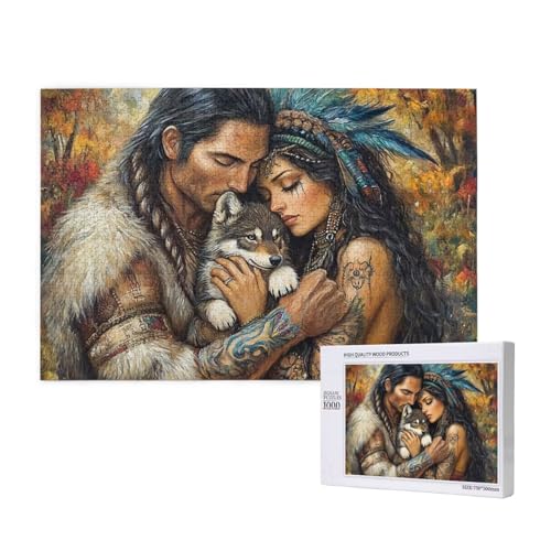 Puzzle Paar,Puzzle 2000 Teile Wolf Holzpuzzle Erwachsene mit Geschenkbox und Poster,Schwieriges, Unterhaltsames, Herausforderndes, Geeignet für Anfänger ab 14 Jahren,Geschenke für Männer/Frauen M-1086 Puzzle Paar,Puzzle 2000 Teile Wolf Holzpuzzle Erwachsene mit Geschenkbox und Poster,Schwieriges, Unterhaltsames, Herausforderndes, Geeignet für Anfänger ab 14 Jahren,Geschenke für Männer/Frauen M-1086 von Yeogcohe