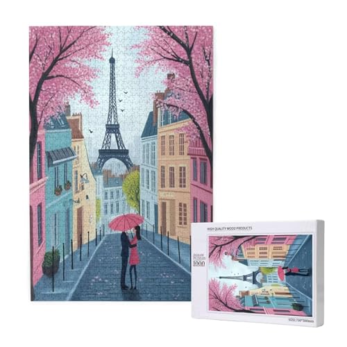 Puzzle Paris,Puzzle 1000 Teile Landschaft Holzpuzzle Erwachsene mit Geschenkbox,Schwieriges,Unterhaltsames,Herausforderndes,Geeignet für Anfänger ab 14 Jahren,Geschenke für Männer/Frauen M-1390 Puzzle Paris,Puzzle 1000 Teile Landschaft Holzpuzzle Erwachsene mit Geschenkbox,Schwieriges,Unterhaltsames,Herausforderndes,Geeignet für Anfänger ab 14 Jahren,Geschenke für Männer/Frauen M-1390 von Yeogcohe