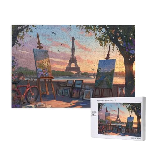 Puzzle Paris,Puzzle 2000 Teile Eiffelturm Holzpuzzle Erwachsene mit Geschenkbox,Schwieriges,Unterhaltsames,Herausforderndes,Geeignet für Anfänger ab 14 Jahren,Geschenke für Männer/Frauen M-336 Puzzle Paris,Puzzle 2000 Teile Eiffelturm Holzpuzzle Erwachsene mit Geschenkbox,Schwieriges,Unterhaltsames,Herausforderndes,Geeignet für Anfänger ab 14 Jahren,Geschenke für Männer/Frauen M-336 von Yeogcohe