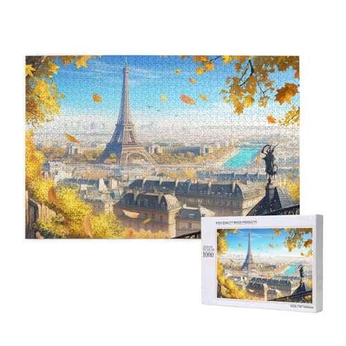 Puzzle Paris,Puzzle 2000 Teile Eiffelturm Holzpuzzle Erwachsene mit Geschenkbox und Poster,Schwieriges,Unterhaltsames,Herausforderndes,Geeignet für Anfänger ab 14 Jahren,Geschenke für Frauen M-30 Puzzle Paris,Puzzle 2000 Teile Eiffelturm Holzpuzzle Erwachsene mit Geschenkbox und Poster,Schwieriges,Unterhaltsames,Herausforderndes,Geeignet für Anfänger ab 14 Jahren,Geschenke für Frauen M-30 von Yeogcohe