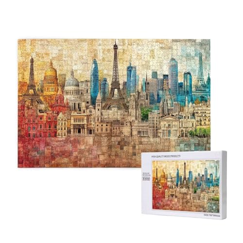 Puzzle Paris,Puzzle 2000 Teile Landschaft Holzpuzzle Erwachsene mit Geschenkbox,Schwieriges,Unterhaltsames,Herausforderndes,Geeignet für Anfänger ab 14 Jahren,Geschenke für Männer/Frauen M-301 Puzzle Paris,Puzzle 2000 Teile Landschaft Holzpuzzle Erwachsene mit Geschenkbox,Schwieriges,Unterhaltsames,Herausforderndes,Geeignet für Anfänger ab 14 Jahren,Geschenke für Männer/Frauen M-301 von Yeogcohe
