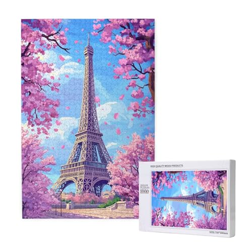 Puzzle Paris,Puzzle 300 Teile Eiffelturm Holzpuzzle Erwachsene mit Geschenkbox,Schwieriges,Unterhaltsames,Herausforderndes,Geeignet für Anfänger ab 14 Jahren,Geschenke für Männer/Frauen M-1605 Puzzle Paris,Puzzle 300 Teile Eiffelturm Holzpuzzle Erwachsene mit Geschenkbox,Schwieriges,Unterhaltsames,Herausforderndes,Geeignet für Anfänger ab 14 Jahren,Geschenke für Männer/Frauen M-1605 von Yeogcohe
