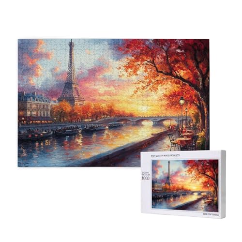 Puzzle Paris,Puzzle 6000 Teile Herbst Holzpuzzle Erwachsene mit Geschenkbox und Poster,Schwieriges,Unterhaltsames,Herausforderndes,Geeignet für Anfänger ab 14 Jahren,Geschenke für Männer/Frauen M-935 Puzzle Paris,Puzzle 6000 Teile Herbst Holzpuzzle Erwachsene mit Geschenkbox und Poster,Schwieriges,Unterhaltsames,Herausforderndes,Geeignet für Anfänger ab 14 Jahren,Geschenke für Männer/Frauen M-935 von Yeogcohe