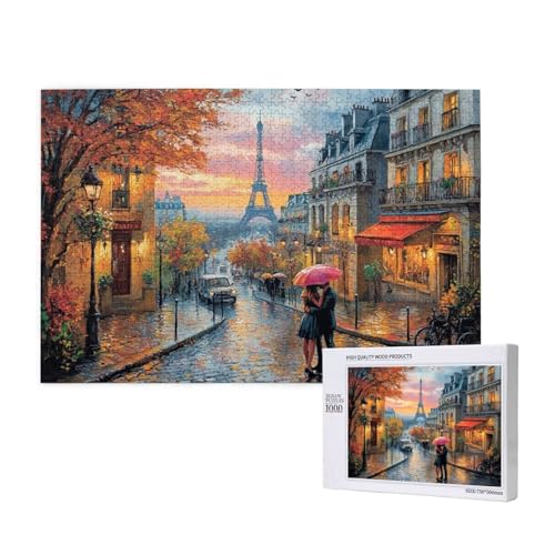Puzzle Paris,Puzzle 6000 Teile Landschaft Holzpuzzle Erwachsene mit Geschenkbox,Schwieriges,Unterhaltsames,Herausforderndes,Geeignet für Anfänger ab 14 Jahren,Geschenke für Männer/Frauen M-737 von Yeogcohe