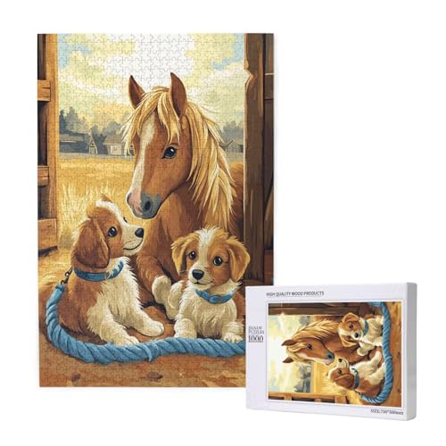 Puzzle Pferd,Puzzle 300 Teile Hund Holzpuzzle Erwachsene mit Geschenkbox und Poster,Schwieriges, Unterhaltsames, Herausforderndes, Geeignet für Anfänger ab 14 Jahren,Geschenke für Männer/Frauen M-1194 Puzzle Pferd,Puzzle 300 Teile Hund Holzpuzzle Erwachsene mit Geschenkbox und Poster,Schwieriges, Unterhaltsames, Herausforderndes, Geeignet für Anfänger ab 14 Jahren,Geschenke für Männer/Frauen M-1194 von Yeogcohe