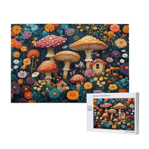 Puzzle Pilz,Puzzle 6000 Teile Blume Holzpuzzle Erwachsene mit Geschenkbox und Poster,Schwieriges, Unterhaltsames, Herausforderndes, Geeignet für Anfänger ab 14 Jahren,Geschenke für Männer/Frauen M-725 Puzzle Pilz,Puzzle 6000 Teile Blume Holzpuzzle Erwachsene mit Geschenkbox und Poster,Schwieriges, Unterhaltsames, Herausforderndes, Geeignet für Anfänger ab 14 Jahren,Geschenke für Männer/Frauen M-725 von Yeogcohe