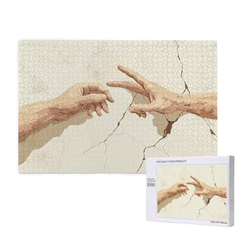Puzzle Religion,Puzzle 1000 Teile Gott Holzpuzzle Erwachsene mit Geschenkbox und Poster,Schwieriges,Unterhaltsames,Herausforderndes,Geeignet für Anfänger ab 14 Jahren,Geschenke für Männer/Frauen M-610 von Yeogcohe
