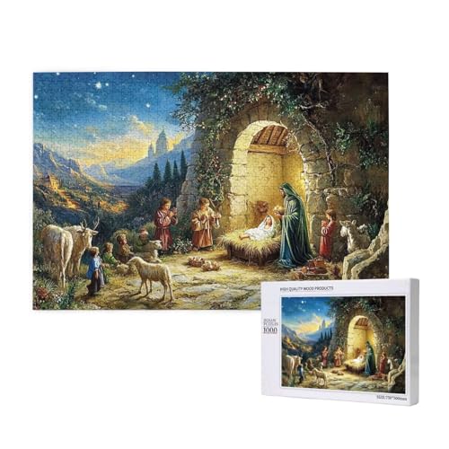 Puzzle Religion,Puzzle 2000 Teile Jesus Holzpuzzle Erwachsene mit Geschenkbox und Poster,Schwieriges,Unterhaltsames,Herausforderndes,Geeignet für Anfänger ab 14 Jahren,Geschenke für Frauen M-334 Puzzle Religion,Puzzle 2000 Teile Jesus Holzpuzzle Erwachsene mit Geschenkbox und Poster,Schwieriges,Unterhaltsames,Herausforderndes,Geeignet für Anfänger ab 14 Jahren,Geschenke für Frauen M-334 von Yeogcohe
