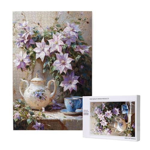 Puzzle Retro,Puzzle 1000 Teile Blume Holzpuzzle Erwachsene mit Geschenkbox und Poster,Schwieriges,Unterhaltsames,Herausforderndes,Geeignet für Anfänger ab 14 Jahren,Geschenke für Männer/Frauen M-1900 Puzzle Retro,Puzzle 1000 Teile Blume Holzpuzzle Erwachsene mit Geschenkbox und Poster,Schwieriges,Unterhaltsames,Herausforderndes,Geeignet für Anfänger ab 14 Jahren,Geschenke für Männer/Frauen M-1900 von Yeogcohe