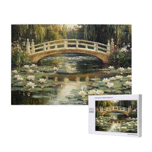 Puzzle Retro,Puzzle 2000 Teile Landschaft Holzpuzzle Erwachsene mit Geschenkbox,Schwieriges,Unterhaltsames,Herausforderndes,Geeignet für Anfänger ab 14 Jahren,Geschenke für Männer/Frauen M-837 von Yeogcohe