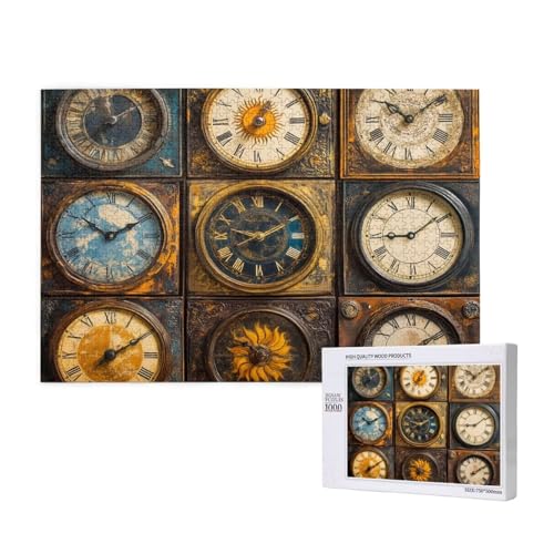 Puzzle Retro,Puzzle 6000 Teile Uhr Holzpuzzle Erwachsene mit Geschenkbox und Poster,Schwieriges, Unterhaltsames, Herausforderndes, Geeignet für Anfänger ab 14 Jahren,Geschenke für Männer/Frauen M-297 Puzzle Retro,Puzzle 6000 Teile Uhr Holzpuzzle Erwachsene mit Geschenkbox und Poster,Schwieriges, Unterhaltsames, Herausforderndes, Geeignet für Anfänger ab 14 Jahren,Geschenke für Männer/Frauen M-297 von Yeogcohe