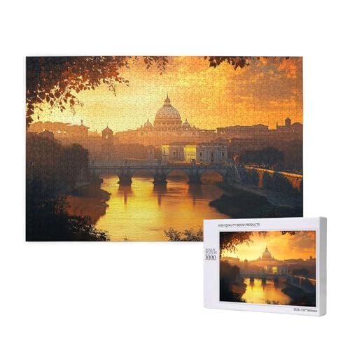 Puzzle Rom,Puzzle 2000 Teile Landschaft Holzpuzzle Erwachsene mit Geschenkbox und Poster,Schwieriges,Unterhaltsames,Herausforderndes,Geeignet für Anfänger ab 14 Jahren,Geschenke für Männer/Frauen M-18 Puzzle Rom,Puzzle 2000 Teile Landschaft Holzpuzzle Erwachsene mit Geschenkbox und Poster,Schwieriges,Unterhaltsames,Herausforderndes,Geeignet für Anfänger ab 14 Jahren,Geschenke für Männer/Frauen M-18 von Yeogcohe