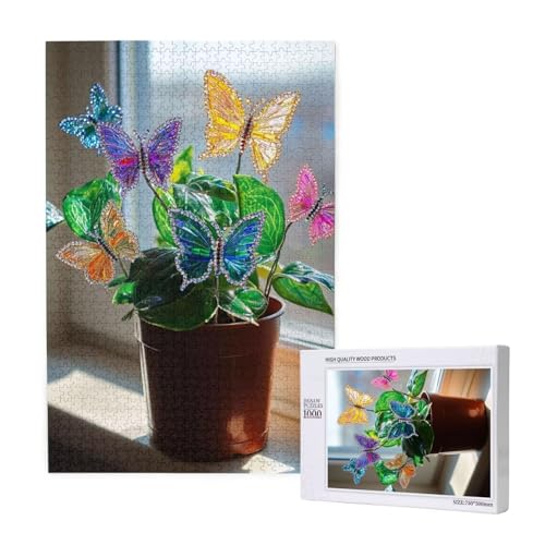 Puzzle Schmetterling,Puzzle 300 Teile Anlage Holzpuzzle Erwachsene mit Geschenkbox,Schwieriges,Unterhaltsames,Herausforderndes,Geeignet für Anfänger ab 14 Jahren,Geschenke für Männer/Frauen M-1954 Puzzle Schmetterling,Puzzle 300 Teile Anlage Holzpuzzle Erwachsene mit Geschenkbox,Schwieriges,Unterhaltsames,Herausforderndes,Geeignet für Anfänger ab 14 Jahren,Geschenke für Männer/Frauen M-1954 von Yeogcohe