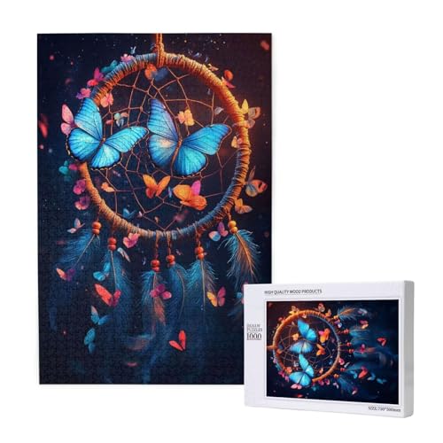 Puzzle Schmetterling,Puzzle 300 Teile Traumfänger Holzpuzzle Erwachsene mit Geschenkbox,Schwieriges,Unterhaltsames,Herausforderndes,Geeignet für Anfänger ab 14 Jahren,Geschenke Männer/Frauen M-1864 Puzzle Schmetterling,Puzzle 300 Teile Traumfänger Holzpuzzle Erwachsene mit Geschenkbox,Schwieriges,Unterhaltsames,Herausforderndes,Geeignet für Anfänger ab 14 Jahren,Geschenke Männer/Frauen M-1864 von Yeogcohe