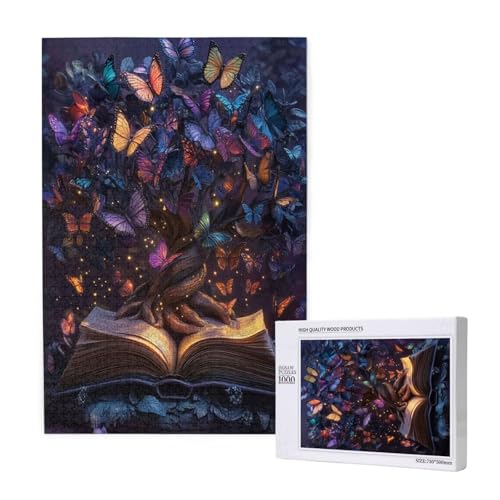 Puzzle Schmetterling,Puzzle 4000 Teile Buch Holzpuzzle Erwachsene mit Geschenkbox,Schwieriges,Unterhaltsames,Herausforderndes,Geeignet für Anfänger ab 14 Jahren,Geschenke für Männer/Frauen M-1568 Puzzle Schmetterling,Puzzle 4000 Teile Buch Holzpuzzle Erwachsene mit Geschenkbox,Schwieriges,Unterhaltsames,Herausforderndes,Geeignet für Anfänger ab 14 Jahren,Geschenke für Männer/Frauen M-1568 von Yeogcohe