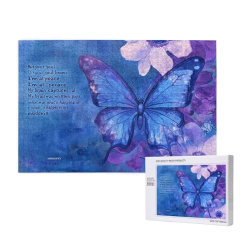Puzzle Schmetterling,Puzzle 6000 Teile Blume Holzpuzzle Erwachsene mit Geschenkbox,Schwieriges,Unterhaltsames,Herausforderndes,Geeignet für Anfänger ab 14 Jahren,Geschenke für Männer/Frauen M-638 Puzzle Schmetterling,Puzzle 6000 Teile Blume Holzpuzzle Erwachsene mit Geschenkbox,Schwieriges,Unterhaltsames,Herausforderndes,Geeignet für Anfänger ab 14 Jahren,Geschenke für Männer/Frauen M-638 von Yeogcohe