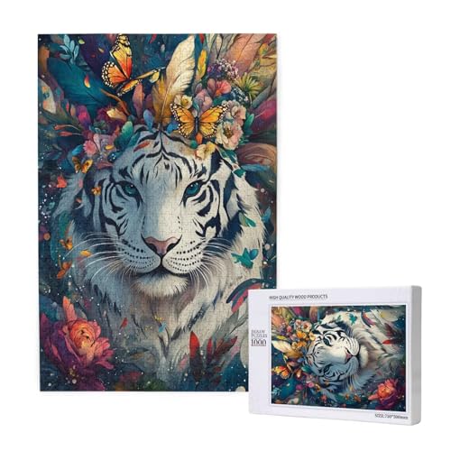Puzzle Schmetterling,Puzzle 6000 Teile Tiger Holzpuzzle Erwachsene mit Geschenkbox,Schwieriges,Unterhaltsames,Herausforderndes,Geeignet für Anfänger ab 14 Jahren,Geschenke für Männer/Frauen M-1492 Puzzle Schmetterling,Puzzle 6000 Teile Tiger Holzpuzzle Erwachsene mit Geschenkbox,Schwieriges,Unterhaltsames,Herausforderndes,Geeignet für Anfänger ab 14 Jahren,Geschenke für Männer/Frauen M-1492 von Yeogcohe