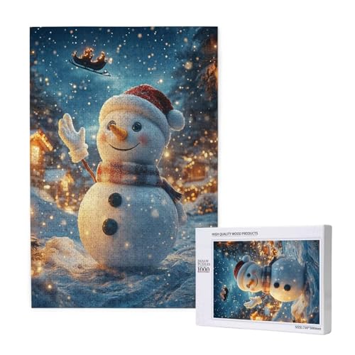Puzzle Schneemann,Puzzle 1000 Teile Weihnachten Holzpuzzle Erwachsene mit Geschenkbox,Schwieriges,Unterhaltsames,Herausforderndes,Geeignet für Anfänger ab 14 Jahren,Geschenke für Männer/Frauen M-1513 Puzzle Schneemann,Puzzle 1000 Teile Weihnachten Holzpuzzle Erwachsene mit Geschenkbox,Schwieriges,Unterhaltsames,Herausforderndes,Geeignet für Anfänger ab 14 Jahren,Geschenke für Männer/Frauen M-1513 von Yeogcohe
