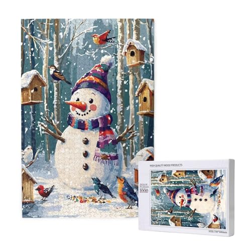 Puzzle Schneemann,Puzzle 1000 Teile Winter Holzpuzzle Erwachsene mit Geschenkbox,Schwieriges,Unterhaltsames,Herausforderndes,Geeignet für Anfänger ab 14 Jahren,Geschenke für Männer/Frauen M-1367 Puzzle Schneemann,Puzzle 1000 Teile Winter Holzpuzzle Erwachsene mit Geschenkbox,Schwieriges,Unterhaltsames,Herausforderndes,Geeignet für Anfänger ab 14 Jahren,Geschenke für Männer/Frauen M-1367 von Yeogcohe