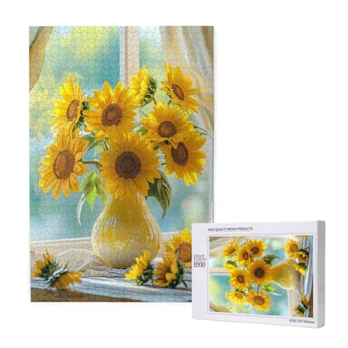 Puzzle Sonnenblume,Puzzle 4000 Teile Blume Holzpuzzle Erwachsene mit Geschenkbox,Schwieriges,Unterhaltsames,Herausforderndes,Geeignet für Anfänger ab 14 Jahren,Geschenke für Männer/Frauen M-1920 Puzzle Sonnenblume,Puzzle 4000 Teile Blume Holzpuzzle Erwachsene mit Geschenkbox,Schwieriges,Unterhaltsames,Herausforderndes,Geeignet für Anfänger ab 14 Jahren,Geschenke für Männer/Frauen M-1920 von Yeogcohe