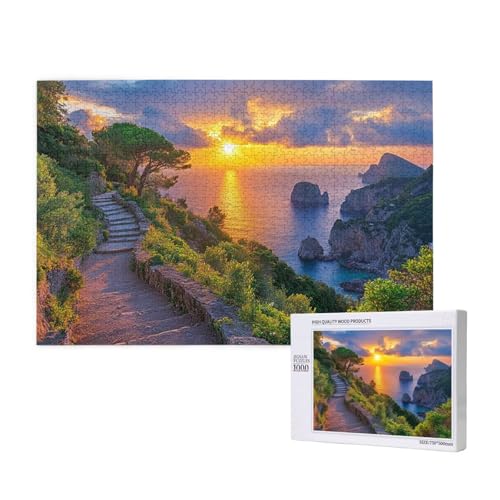 Puzzle Sonnenuntergang,Puzzle 1000 Teile Ozean Holzpuzzle Erwachsene mit Geschenkbox,Schwieriges,Unterhaltsames,Herausforderndes,Geeignet für Anfänger ab 14 Jahren,Geschenke für Männer/Frauen M-156 Puzzle Sonnenuntergang,Puzzle 1000 Teile Ozean Holzpuzzle Erwachsene mit Geschenkbox,Schwieriges,Unterhaltsames,Herausforderndes,Geeignet für Anfänger ab 14 Jahren,Geschenke für Männer/Frauen M-156 von Yeogcohe