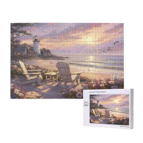 Puzzle Sonnenuntergang,Puzzle 2000 Teile Leuchtturm Holzpuzzle Erwachsene mit Geschenkbox,Schwieriges,Unterhaltsames,Herausforderndes,Geeignet für Anfänger ab 14 Jahren,Geschenke Männer/Frauen M-848 Puzzle Sonnenuntergang,Puzzle 2000 Teile Leuchtturm Holzpuzzle Erwachsene mit Geschenkbox,Schwieriges,Unterhaltsames,Herausforderndes,Geeignet für Anfänger ab 14 Jahren,Geschenke Männer/Frauen M-848 von Yeogcohe