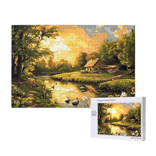 Puzzle Sonnenuntergang,Puzzle 300 Teile Landschaft Holzpuzzle Erwachsene mit Geschenkbox,Schwieriges,Unterhaltsames,Herausforderndes,Geeignet für Anfänger ab 14 Jahren,Geschenke Männer/Frauen M-402 Puzzle Sonnenuntergang,Puzzle 300 Teile Landschaft Holzpuzzle Erwachsene mit Geschenkbox,Schwieriges,Unterhaltsames,Herausforderndes,Geeignet für Anfänger ab 14 Jahren,Geschenke Männer/Frauen M-402 von Yeogcohe