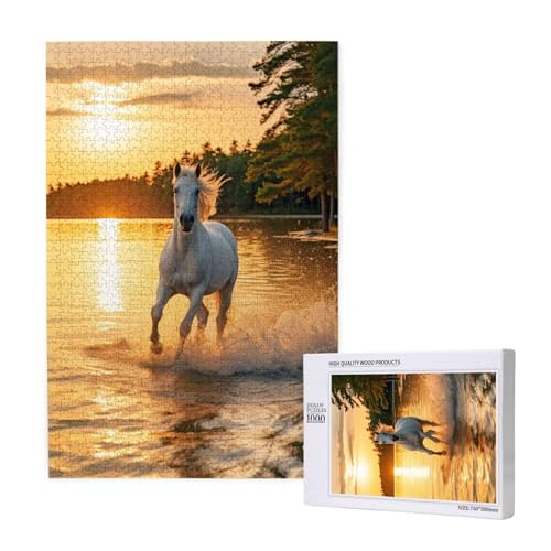 Puzzle Sonnenuntergang,Puzzle 300 Teile Pferd Holzpuzzle Erwachsene mit Geschenkbox,Schwieriges,Unterhaltsames,Herausforderndes,Geeignet für Anfänger ab 14 Jahren,Geschenke für Männer/Frauen M-1440 Puzzle Sonnenuntergang,Puzzle 300 Teile Pferd Holzpuzzle Erwachsene mit Geschenkbox,Schwieriges,Unterhaltsames,Herausforderndes,Geeignet für Anfänger ab 14 Jahren,Geschenke für Männer/Frauen M-1440 von Yeogcohe