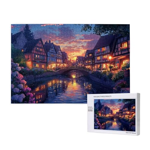 Puzzle Sonnenuntergang,Puzzle 4000 Teile Landschaft Holzpuzzle Erwachsene mit Geschenkbox,Schwieriges,Unterhaltsames,Herausforderndes,Geeignet für Anfänger ab 14 Jahren,Geschenke Männer/Frauen M-24 Puzzle Sonnenuntergang,Puzzle 4000 Teile Landschaft Holzpuzzle Erwachsene mit Geschenkbox,Schwieriges,Unterhaltsames,Herausforderndes,Geeignet für Anfänger ab 14 Jahren,Geschenke Männer/Frauen M-24 von Yeogcohe