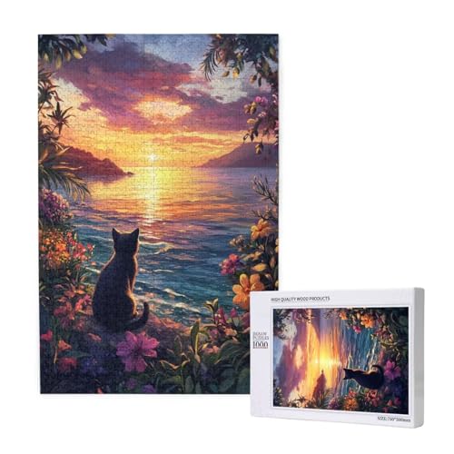 Puzzle Sonnenuntergang,Puzzle 6000 Teile Katze Holzpuzzle Erwachsene mit Geschenkbox,Schwieriges,Unterhaltsames,Herausforderndes,Geeignet für Anfänger ab 14 Jahren,Geschenke für Männer/Frauen M-1425 Puzzle Sonnenuntergang,Puzzle 6000 Teile Katze Holzpuzzle Erwachsene mit Geschenkbox,Schwieriges,Unterhaltsames,Herausforderndes,Geeignet für Anfänger ab 14 Jahren,Geschenke für Männer/Frauen M-1425 von Yeogcohe
