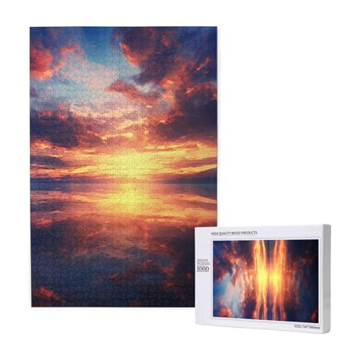Puzzle Sonnenuntergang,Puzzle 6000 Teile Ozean Holzpuzzle Erwachsene mit Geschenkbox,Schwieriges,Unterhaltsames,Herausforderndes,Geeignet für Anfänger ab 14 Jahren,Geschenke für Männer/Frauen M-1877 Puzzle Sonnenuntergang,Puzzle 6000 Teile Ozean Holzpuzzle Erwachsene mit Geschenkbox,Schwieriges,Unterhaltsames,Herausforderndes,Geeignet für Anfänger ab 14 Jahren,Geschenke für Männer/Frauen M-1877 von Yeogcohe
