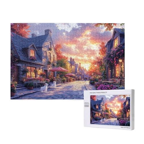 Puzzle Sonnenuntergang,Puzzle 6000 Teile Straße Holzpuzzle Erwachsene mit Geschenkbox,Schwieriges,Unterhaltsames,Herausforderndes,Geeignet für Anfänger ab 14 Jahren,Geschenke für Männer/Frauen M-911 Puzzle Sonnenuntergang,Puzzle 6000 Teile Straße Holzpuzzle Erwachsene mit Geschenkbox,Schwieriges,Unterhaltsames,Herausforderndes,Geeignet für Anfänger ab 14 Jahren,Geschenke für Männer/Frauen M-911 von Yeogcohe