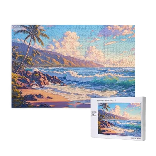 Puzzle Strand,Puzzle 2000 Teile Ozean Holzpuzzle Erwachsene mit Geschenkbox und Poster,Schwieriges,Unterhaltsames,Herausforderndes,Geeignet für Anfänger ab 14 Jahren,Geschenke für Männer/Frauen M-335 Puzzle Strand,Puzzle 2000 Teile Ozean Holzpuzzle Erwachsene mit Geschenkbox und Poster,Schwieriges,Unterhaltsames,Herausforderndes,Geeignet für Anfänger ab 14 Jahren,Geschenke für Männer/Frauen M-335 von Yeogcohe