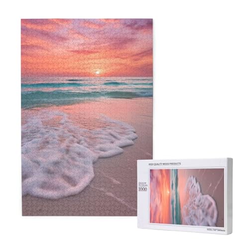 Puzzle Strand,Puzzle 300 Teile Sonnenuntergang Holzpuzzle Erwachsene mit Geschenkbox,Schwieriges,Unterhaltsames,Herausforderndes,Geeignet für Anfänger ab 14 Jahren,Geschenke für Männer/Frauen M-1515 Puzzle Strand,Puzzle 300 Teile Sonnenuntergang Holzpuzzle Erwachsene mit Geschenkbox,Schwieriges,Unterhaltsames,Herausforderndes,Geeignet für Anfänger ab 14 Jahren,Geschenke für Männer/Frauen M-1515 von Yeogcohe