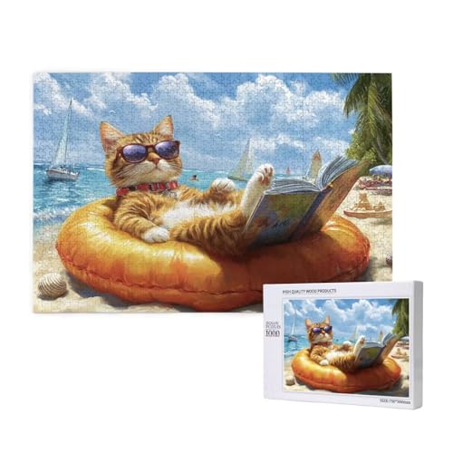 Puzzle Strand,Puzzle 4000 Teile Katze Holzpuzzle Erwachsene mit Geschenkbox und Poster,Schwieriges,Unterhaltsames,Herausforderndes,Geeignet für Anfänger ab 14 Jahren,Geschenke für Männer/Frauen M-308 Puzzle Strand,Puzzle 4000 Teile Katze Holzpuzzle Erwachsene mit Geschenkbox und Poster,Schwieriges,Unterhaltsames,Herausforderndes,Geeignet für Anfänger ab 14 Jahren,Geschenke für Männer/Frauen M-308 von Yeogcohe
