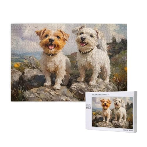 Puzzle Tier,Puzzle 2000 Teile Hund Holzpuzzle Erwachsene mit Geschenkbox und Poster,Schwieriges - Unterhaltsames - Herausforderndes - Geeignet für Anfänger ab 14 Jahren,Geschenke für Männer/Frauen M-4 Puzzle Tier,Puzzle 2000 Teile Hund Holzpuzzle Erwachsene mit Geschenkbox und Poster,Schwieriges - Unterhaltsames - Herausforderndes - Geeignet für Anfänger ab 14 Jahren,Geschenke für Männer/Frauen M-4 von Yeogcohe