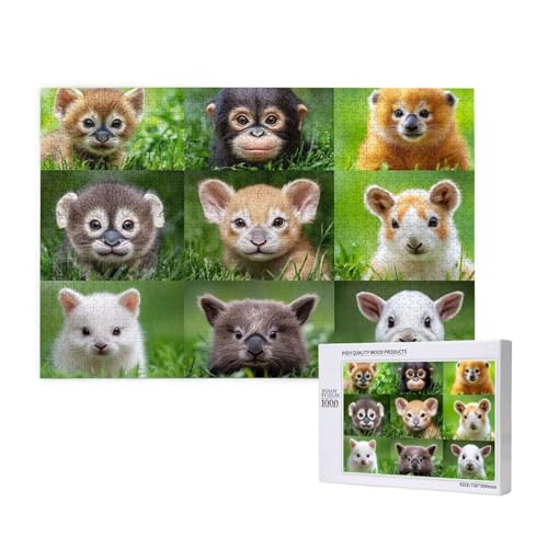 Puzzle Tier,Puzzle 2000 Teile Niedlich Holzpuzzle Erwachsene mit Geschenkbox und Poster,Schwieriges,Unterhaltsames,Herausforderndes,Geeignet für Anfänger ab 14 Jahren,Geschenke für Männer/Frauen M-305 Puzzle Tier,Puzzle 2000 Teile Niedlich Holzpuzzle Erwachsene mit Geschenkbox und Poster,Schwieriges,Unterhaltsames,Herausforderndes,Geeignet für Anfänger ab 14 Jahren,Geschenke für Männer/Frauen M-305 von Yeogcohe