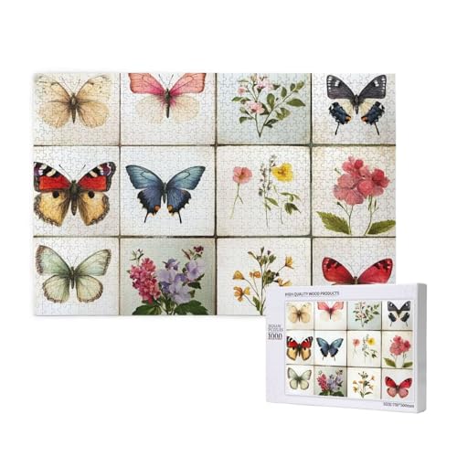 Puzzle Tier,Puzzle 2000 Teile Schmetterling Holzpuzzle Erwachsene mit Geschenkbox,Schwieriges,Unterhaltsames,Herausforderndes,Geeignet für Anfänger ab 14 Jahren,Geschenke für Männer/Frauen M-298 Puzzle Tier,Puzzle 2000 Teile Schmetterling Holzpuzzle Erwachsene mit Geschenkbox,Schwieriges,Unterhaltsames,Herausforderndes,Geeignet für Anfänger ab 14 Jahren,Geschenke für Männer/Frauen M-298 von Yeogcohe