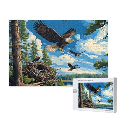 Puzzle Tier,Puzzle 300 Teile Adler Holzpuzzle Erwachsene mit Geschenkbox und Poster,Schwieriges, Unterhaltsames, Herausforderndes, Geeignet für Anfänger ab 14 Jahren,Geschenke für Männer/Frauen M-361 Puzzle Tier,Puzzle 300 Teile Adler Holzpuzzle Erwachsene mit Geschenkbox und Poster,Schwieriges, Unterhaltsames, Herausforderndes, Geeignet für Anfänger ab 14 Jahren,Geschenke für Männer/Frauen M-361 von Yeogcohe