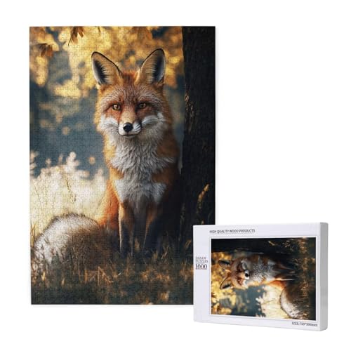 Puzzle Tier,Puzzle 300 Teile Fuchs Holzpuzzle Erwachsene mit Geschenkbox und Poster,Schwieriges, Unterhaltsames, Herausforderndes, Geeignet für Anfänger ab 14 Jahren,Geschenke für Männer/Frauen M-1760 Puzzle Tier,Puzzle 300 Teile Fuchs Holzpuzzle Erwachsene mit Geschenkbox und Poster,Schwieriges, Unterhaltsames, Herausforderndes, Geeignet für Anfänger ab 14 Jahren,Geschenke für Männer/Frauen M-1760 von Yeogcohe