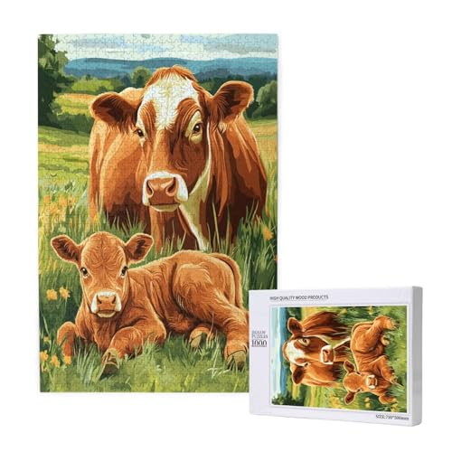 Puzzle Tier,Puzzle 4000 Teile Hochlandrinder Holzpuzzle Erwachsene mit Geschenkbox,Schwieriges,Unterhaltsames,Herausforderndes,Geeignet für Anfänger ab 14 Jahren,Geschenke für Männer/Frauen M-1334 Puzzle Tier,Puzzle 4000 Teile Hochlandrinder Holzpuzzle Erwachsene mit Geschenkbox,Schwieriges,Unterhaltsames,Herausforderndes,Geeignet für Anfänger ab 14 Jahren,Geschenke für Männer/Frauen M-1334 von Yeogcohe