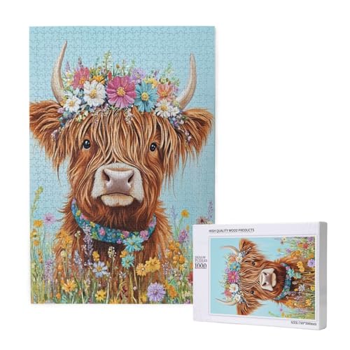 Puzzle Tier,Puzzle 4000 Teile Hochlandrinder Holzpuzzle Erwachsene mit Geschenkbox,Schwieriges,Unterhaltsames,Herausforderndes,Geeignet für Anfänger ab 14 Jahren,Geschenke für Männer/Frauen M-1544 Puzzle Tier,Puzzle 4000 Teile Hochlandrinder Holzpuzzle Erwachsene mit Geschenkbox,Schwieriges,Unterhaltsames,Herausforderndes,Geeignet für Anfänger ab 14 Jahren,Geschenke für Männer/Frauen M-1544 von Yeogcohe