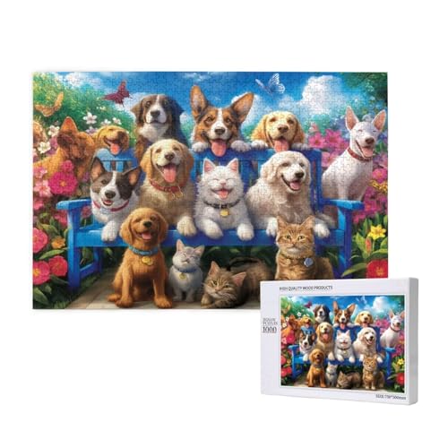 Puzzle Tier,Puzzle 4000 Teile Hund Holzpuzzle Erwachsene mit Geschenkbox und Poster,Schwieriges, Unterhaltsames, Herausforderndes, Geeignet für Anfänger ab 14 Jahren,Geschenke für Männer/Frauen M-740 Puzzle Tier,Puzzle 4000 Teile Hund Holzpuzzle Erwachsene mit Geschenkbox und Poster,Schwieriges, Unterhaltsames, Herausforderndes, Geeignet für Anfänger ab 14 Jahren,Geschenke für Männer/Frauen M-740 von Yeogcohe