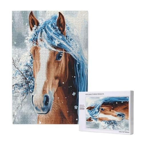 Puzzle Tier,Puzzle 4000 Teile Pferd Holzpuzzle Erwachsene mit Geschenkbox und Poster,Schwieriges,Unterhaltsames,Herausforderndes,Geeignet für Anfänger ab 14 Jahren,Geschenke für Männer/Frauen M-1297 Puzzle Tier,Puzzle 4000 Teile Pferd Holzpuzzle Erwachsene mit Geschenkbox und Poster,Schwieriges,Unterhaltsames,Herausforderndes,Geeignet für Anfänger ab 14 Jahren,Geschenke für Männer/Frauen M-1297 von Yeogcohe