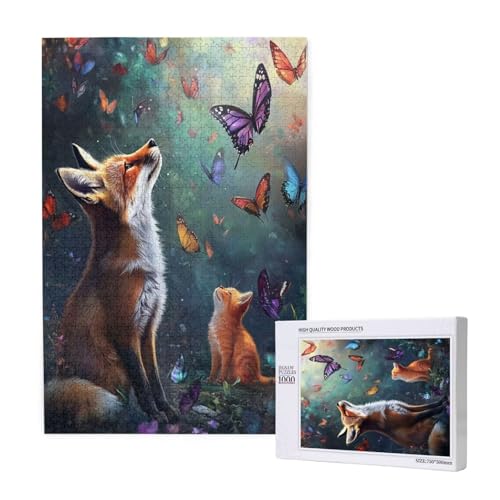 Puzzle Tier,Puzzle 4000 Teile Schmetterling Holzpuzzle Erwachsene mit Geschenkbox,Schwieriges,Unterhaltsames,Herausforderndes,Geeignet für Anfänger ab 14 Jahren,Geschenke für Männer/Frauen M-1411 von Yeogcohe